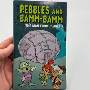 Pebbles‎ and Bamm-Bamm The Man From Planet X Hanna Barbera Childrens Book 1978